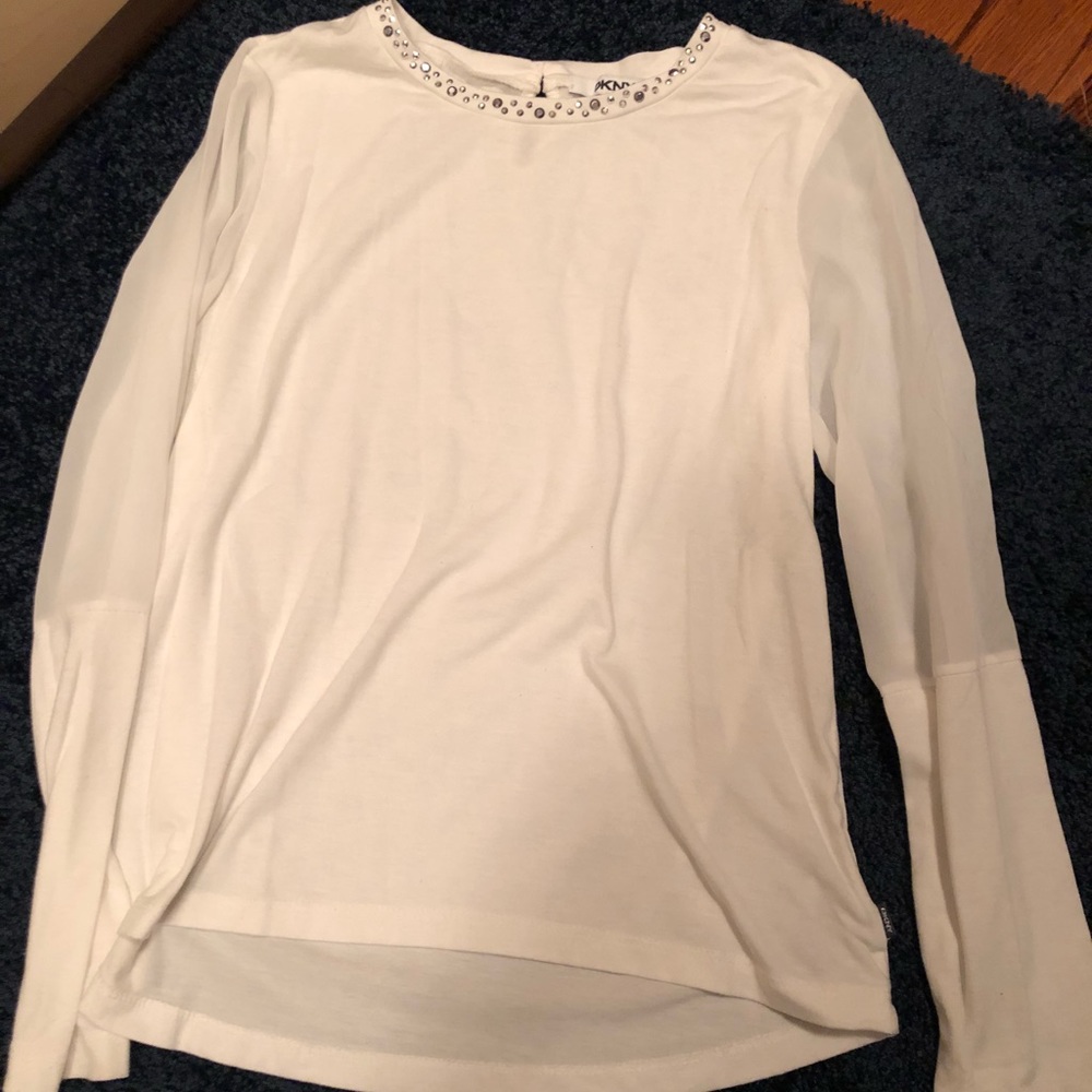 DKNY white blouse